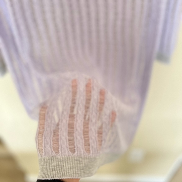 NWT Lilac See Through Dress Size M - Picture 3 of 6